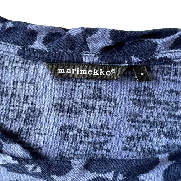 Marimekko Cotton Flax Shift Dress | SMALL - Picture 7 of 10